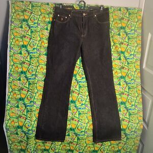 U.S POLO ASSOC BLACK JEANS SIZE 13/14 100% COTTON